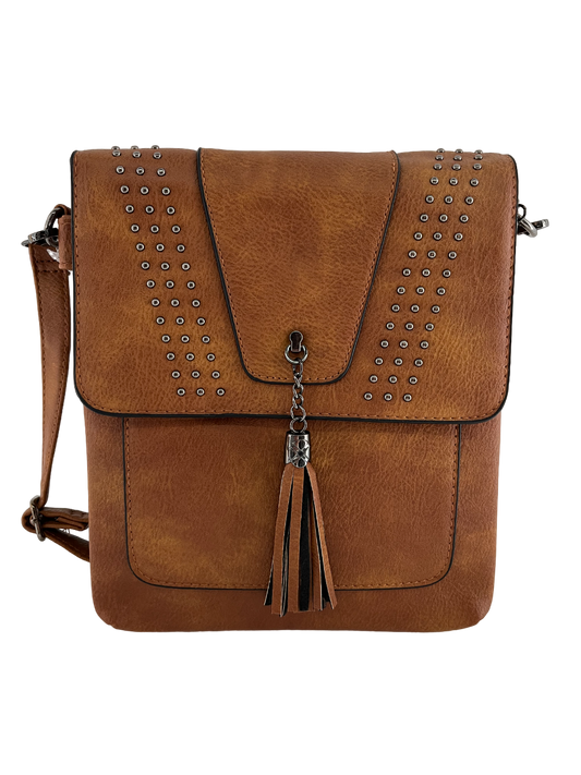 1358 GESSY HANDBAG IN EARTH YELLOW