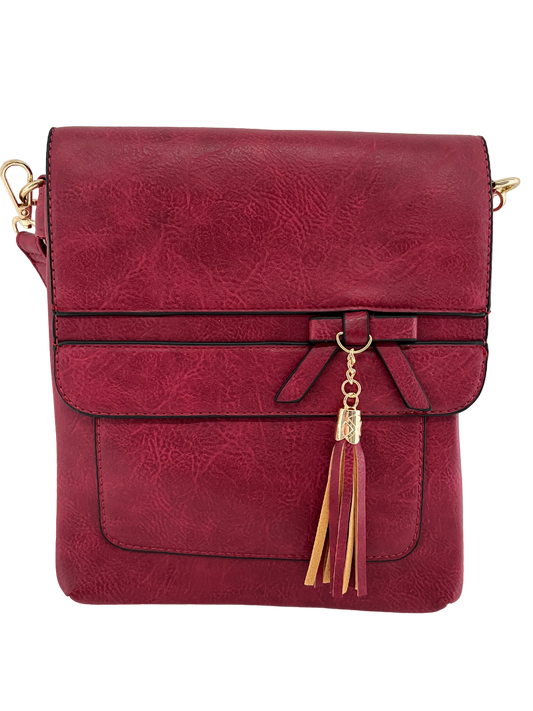 1349 GESSY HANDBAG IN RED