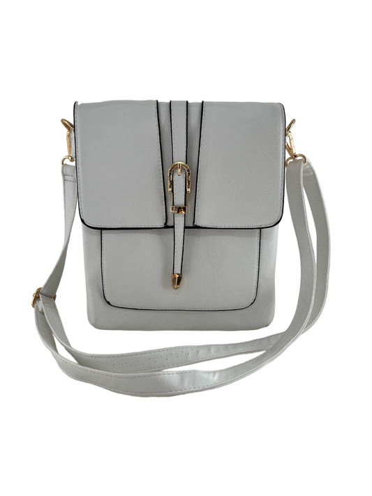 1307 GESSY CROSS BODY BAG IN WHITE